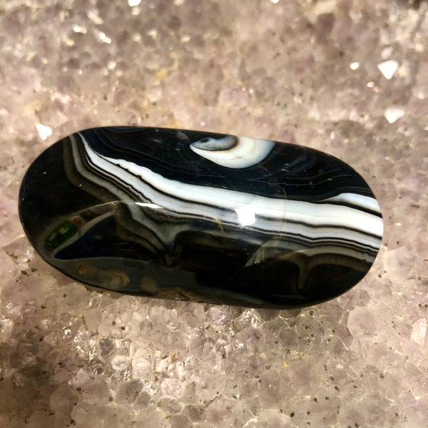 Sardonyx Palm Stone