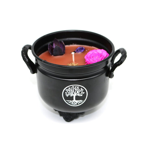 Tree of Life Cauldron Palo Santo Scent Scent Soy Candle