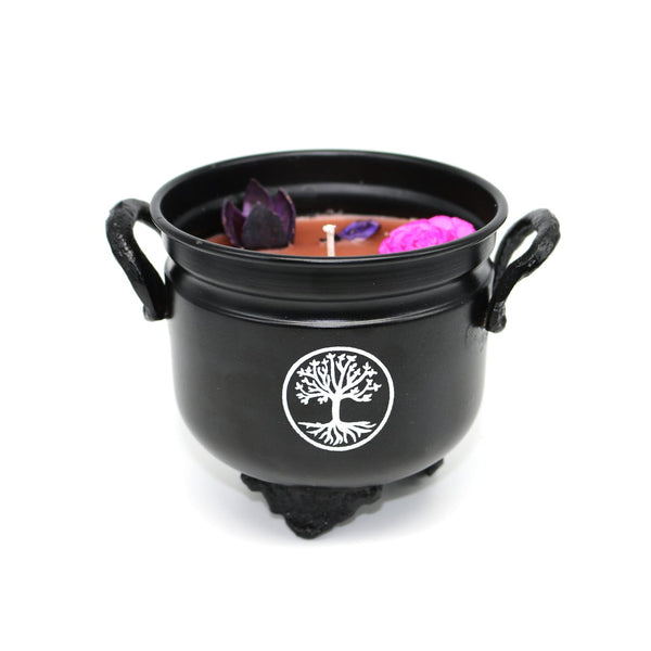 Tree of Life Cauldron Palo Santo Scent Scent Soy Candle