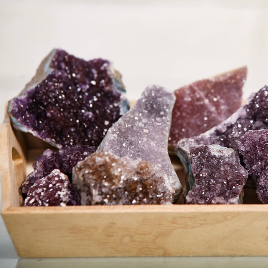 Amethyst Druzy Assorted Shapes and Sizes