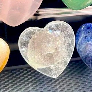 Crystal Heart Car Stone with Vent Clip | Assorted Stones