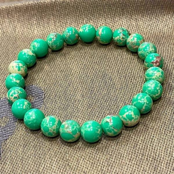 Imperial Jasper 8mm Stackable Bracelet