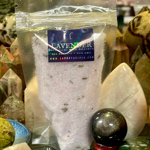 Lavender Bath Salts with Amethyst 5oz | by La Porta Viola