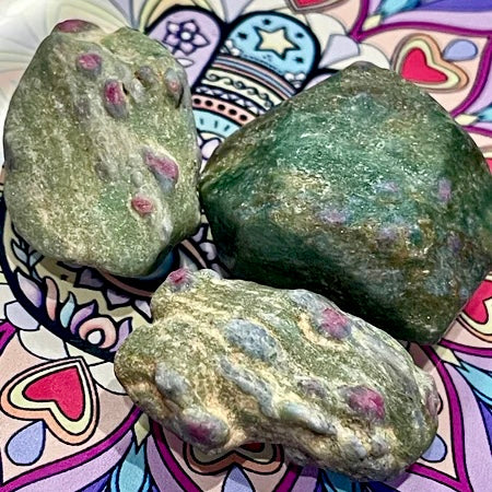 Ruby Zoisite Raw Freeform