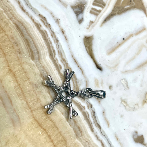 Pentacle Branch .925 Sterling Silver Pendant