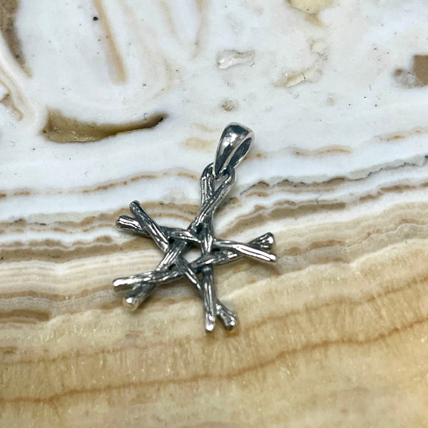 Pentacle Branch .925 Sterling Silver Pendant