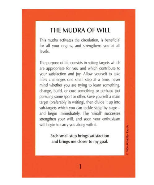 Mudras for Body, Mind and Spirit