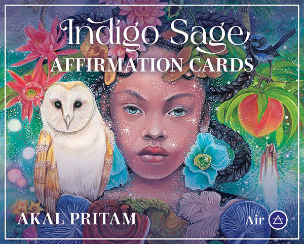 Indigo Sage Affirmation Cards By: Akal Pritam