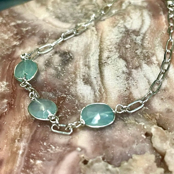 Bella Horizon Sterling Silver Gemstone Bracelet