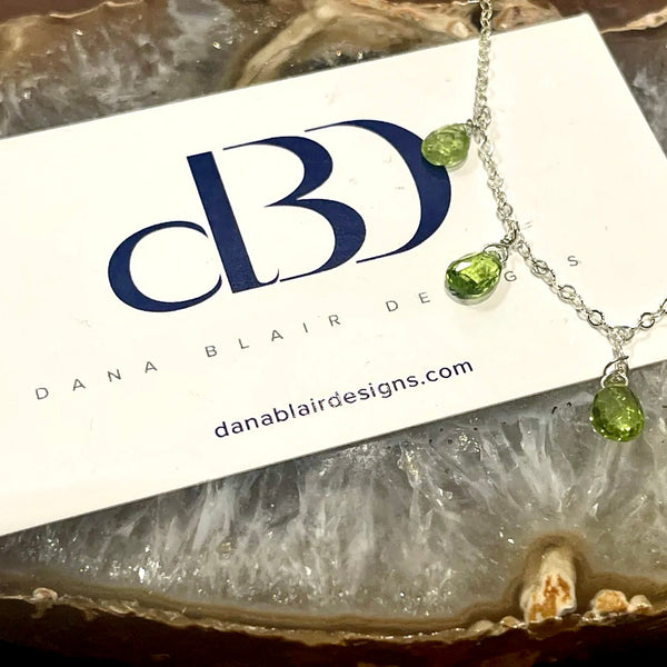 Easy Rider Peridot Sterling Silver Necklace