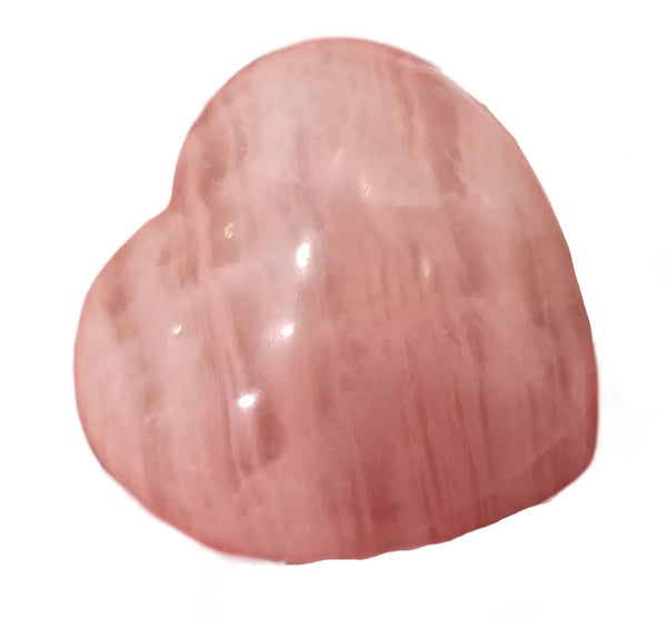 Rose Quartz Heart- 2.5 Inches in size(will vary)