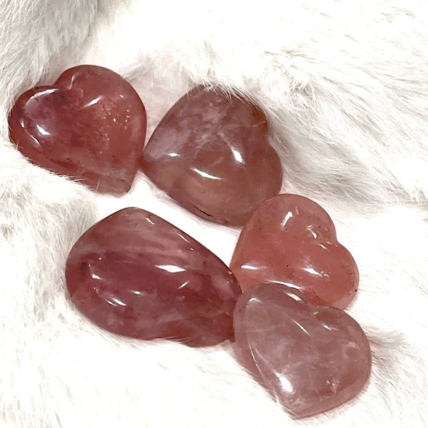 Rose Quartz Heart- 2.5 Inches in size(will vary)