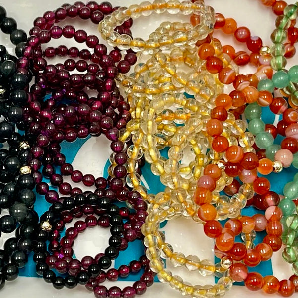 Beaded Gemstone Rings | Assorted