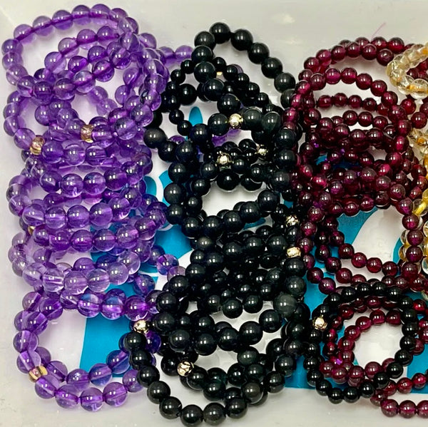 Beaded Gemstone Rings | Assorted