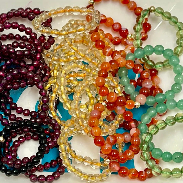 Beaded Gemstone Rings | Assorted