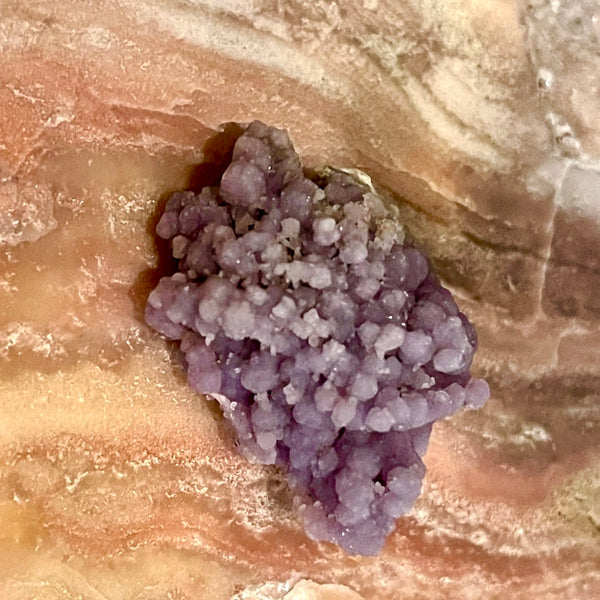 Grape Agate Mini Orb Clusters