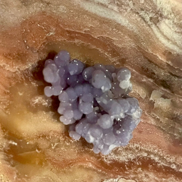 Grape Agate Mini Orb Clusters