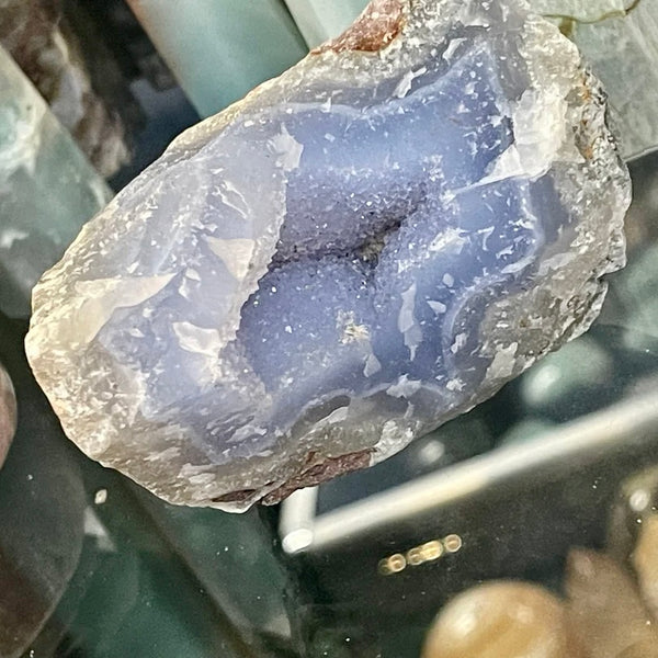 Blue Lace Agate Natural Druzy Freeform | Assorted Sizes