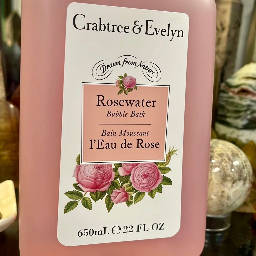 Crabtree & deals Evelyn ROSEWATER Bath Set