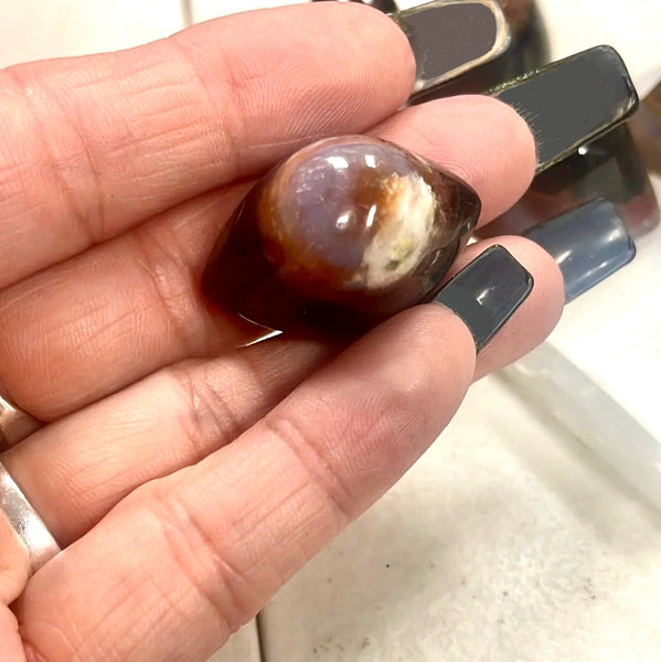 Agate Eye (Mexico) Carving | 1 inch