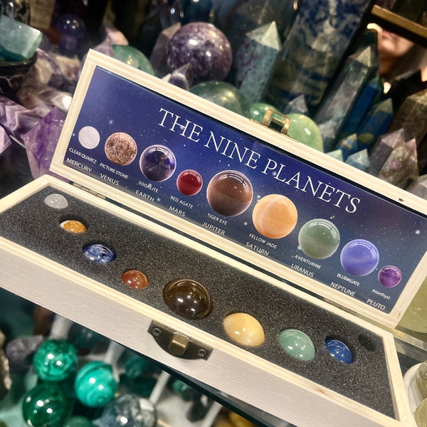 Nine Planets Gemstone Set