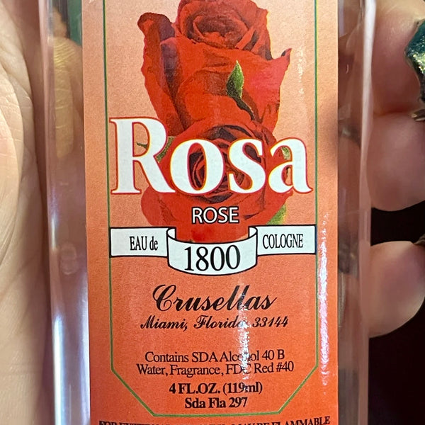 Rosa (Rose) 1800 Crusellas Eu De Cologne | 4 oz Spray Bottle