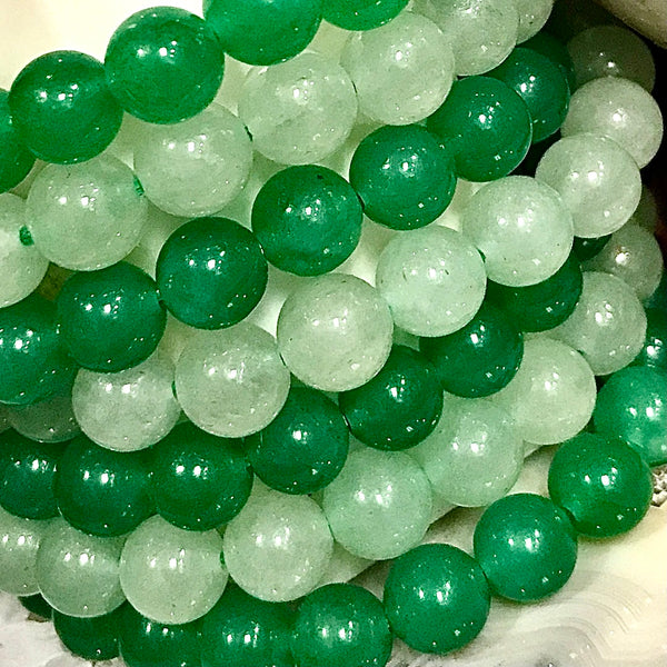 Green Aventurine Beaded Stackable Healing Bracelet | 8mm