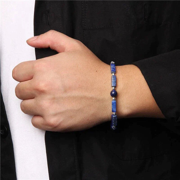 "Quiet The Mind With Lapis" Bracelet