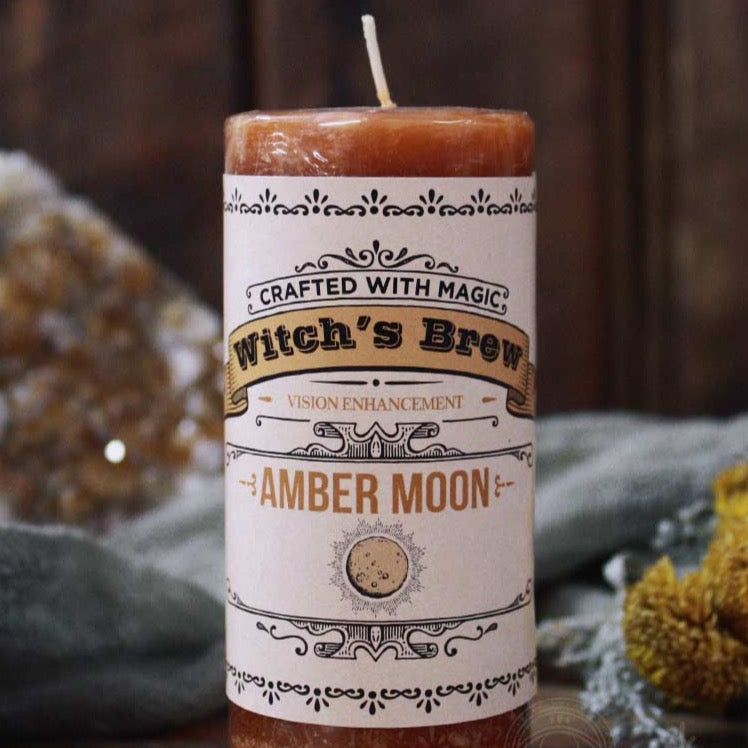 Witch’s Brew Amber Moon Candle