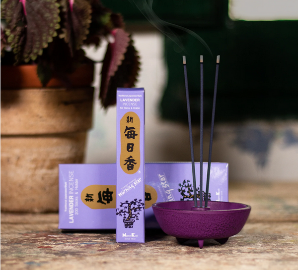 Morning Star Nippon Kodo Lavender Incense 50 Sticks For Altar & For The Home