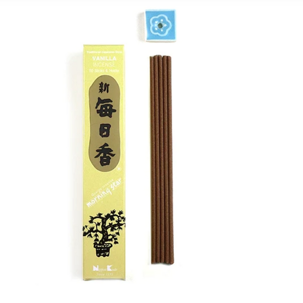 Morning Star Nippon Kodo Vanilla Incense 50 Sticks For Altar & For The Home