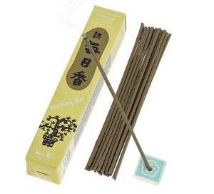 Morning Star Nippon Kodo Vanilla Incense 50 Sticks For Altar & For The Home