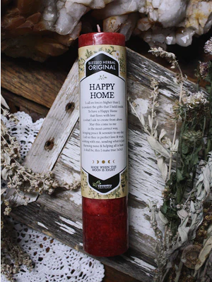 Happy Home Blessed Herbal Candle