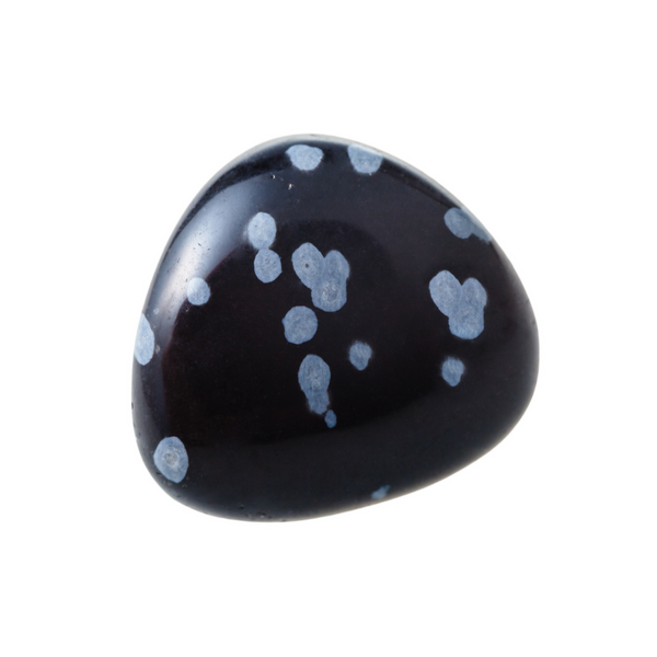 Snowflake Obsidian small tumbled stone