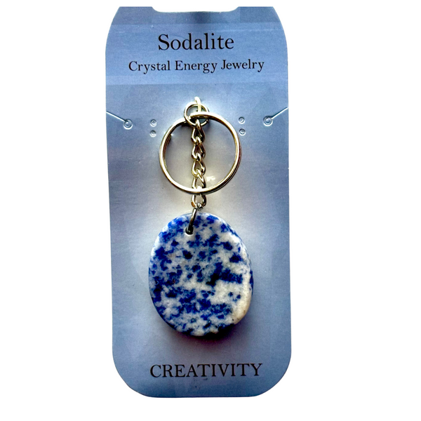 Gemstone Quartz Keychain | Assorted