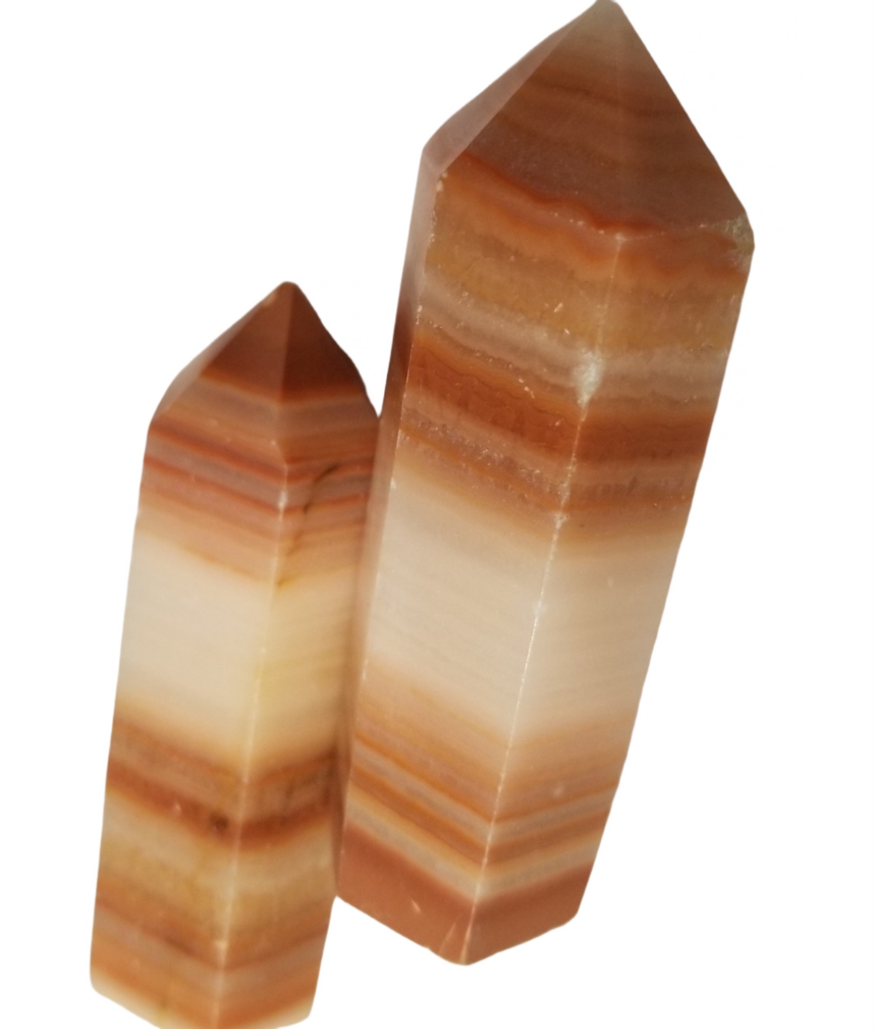 Banded Calcite Towers | 2.5-Inch