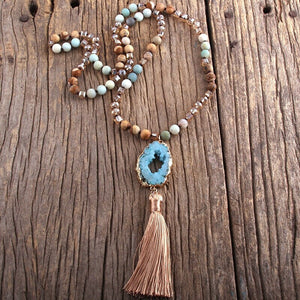 Amazonite & Jasper Stress Relief Necklace