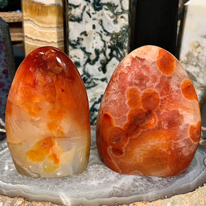 Carnelian Cut Base Polish Freeform