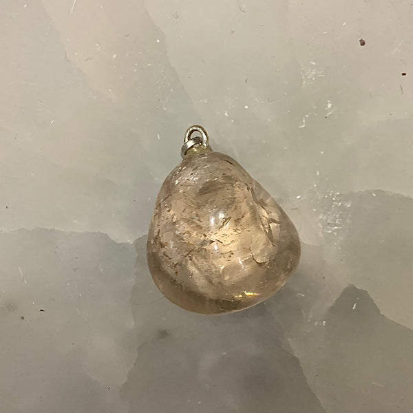 Natural Various Quartz Freeform Pendant