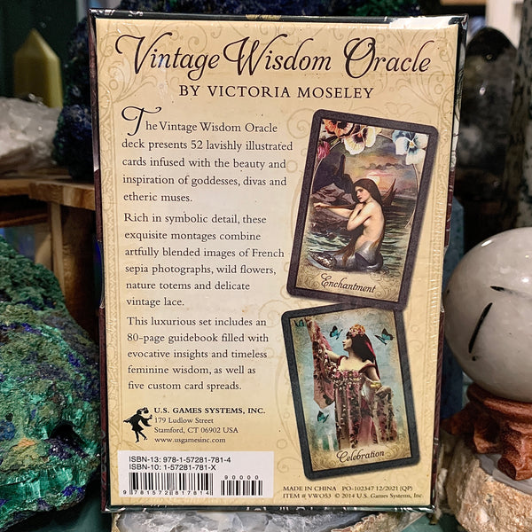 Vintage Wisdom Oracle Deck by Victoria Moseley
