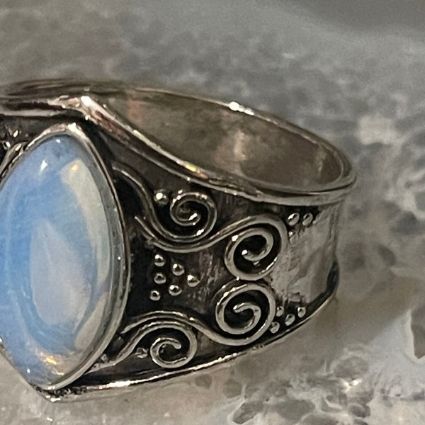 Opalite Marquis Stone Silver Ring