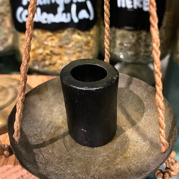 Cast Iron Chime Candle Holder