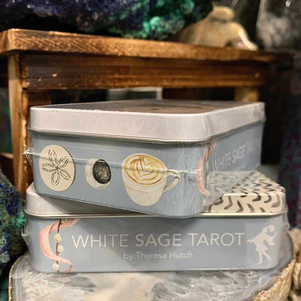 White Sage Tarot in a Tin by Theresa Hutch