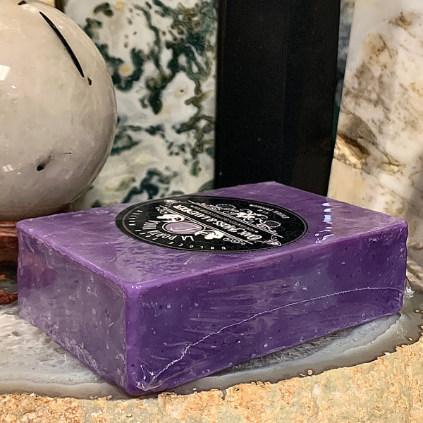 Oakmoss & Lavender Scrub Cold Process Soap Bar 4.8 Ounce