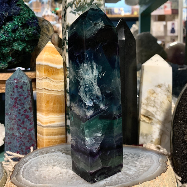 Feather Fluorite Generator Tower