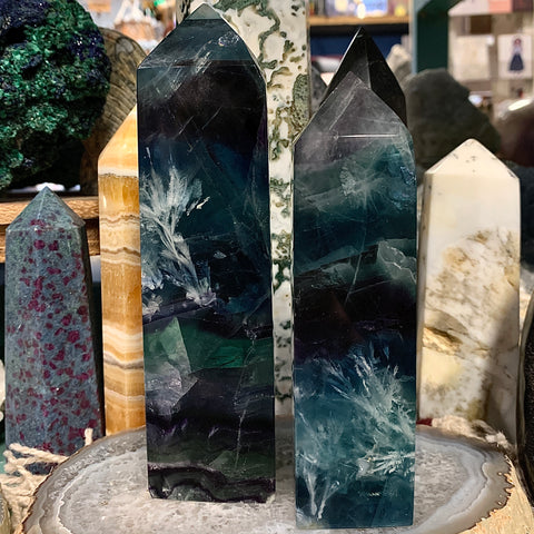 Feather Fluorite Generator Tower