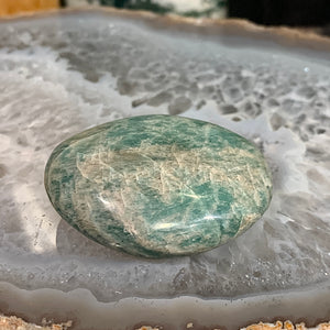 Amazonite Palm Stone