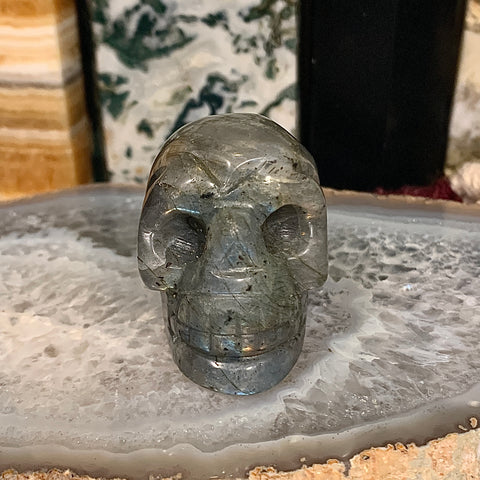 Labradorite Skull 1.5 Inch