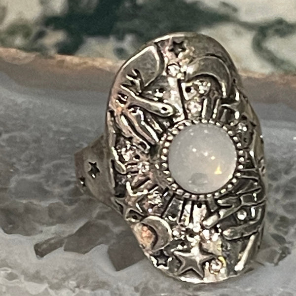 Celestial Opalite Silver Ring