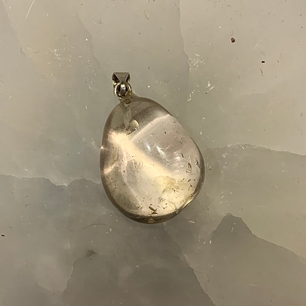 Natural Various Quartz Freeform Pendant